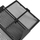 Kornizë ventilatori SilverStone Cage G11910160, 120mm me filtër, për kasat RM400 RM41-506 RN41-H08, e zezë