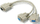Kabllo ndarëse VGA Savio CL-66, 1x VGA mashkull, 2x VGA femër, gri
