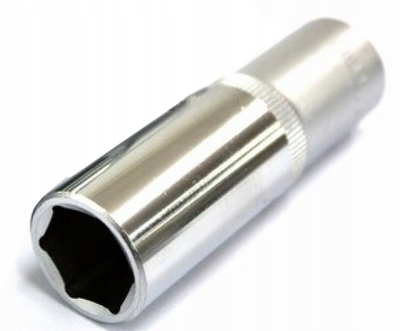Kokë çelësi e gjatë Jonnesway 13mm, lidhje 3/8", 6-këndëshe, argjendtë