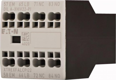 Modul ndihmës Eaton DIL A XHIV22 PI, 4A, 2NO 2NC, gri