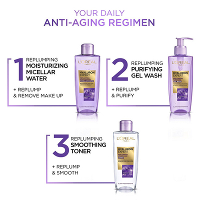 Xhel pastrues për fytyrë L´Oréal Paris Hyaluron Specialist, 200 ml