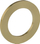 Unazë reduktuese Luna Insert Ring, 20x16x1.2 mm, metalike, ngjyrë ari