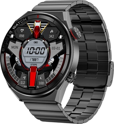 Ora inteligjente Rubicon RNCE99, 1.45", thirrje Bluetooth, grafit