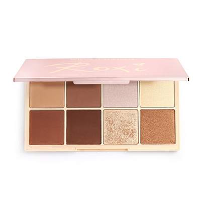 Shkëlqyes & konturë për faqe Revolution Face Palette x Roxxsaurus Highlight & Contour 20 g