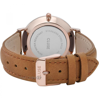 Orë dore Cluse Rose Gold White/Caramel