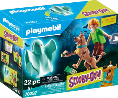 Set lodrash Playmobil Scooby-Doo 70287, 22 pjesë, figura Scooby dhe Shaggy, shumëngjyrësh