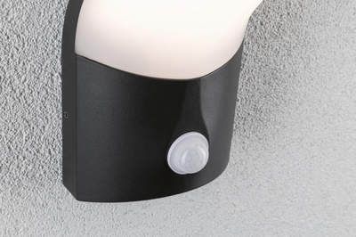Dritë muri për jashtë Paulmann ADYA, LED 10W, 750lm 3000K, gri e errët