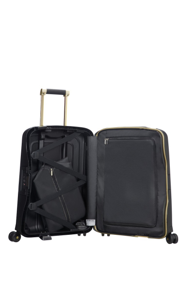 Valixhe Soft Me 4 Rrota Samsonite Base Boost 55/20 Ngjyrë E Zezë