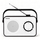 Radio Kuzhine me AM/FM AIWA R-190BW