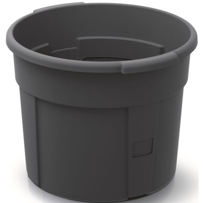 Vazo ProGarden për mbjellje, 12L, plastike, antracit
