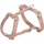 Shollë për qen Trixie Premium Dog Harness Blush L, e rregullueshme, rozë