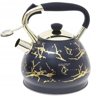 Çajnik ODELO Dario, 3L, çelik inox, i zi me ngjyrë ari
