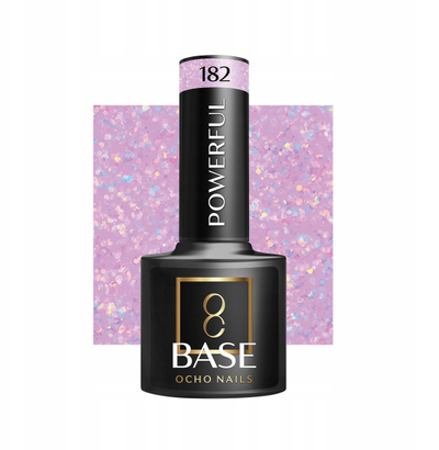 Хибридна база за нокти Ocho Nails Hybrid Base Powerful 182, 5 g, транспарентна