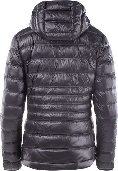 Xhaketë për goca Iguana Marcha Jacket W 92800439343, me pupla pate, me kapuç, e zezë