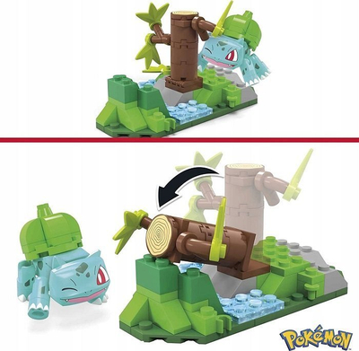 Set ndërtimi MEGA Pokémon Bulbasaur Forest Fun, 82 copa, lojë me ndërtim, shumëngjyrësh