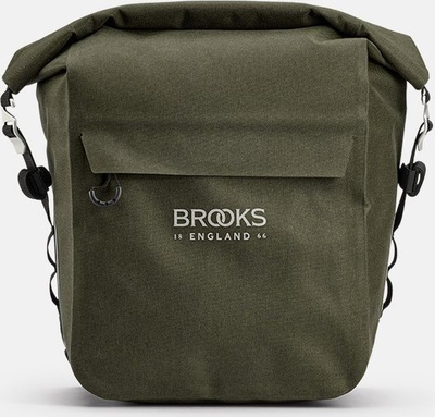Çantë biçiklete Brooks Scape Pannier Small, 10-13L, IPX4, jeshile mud