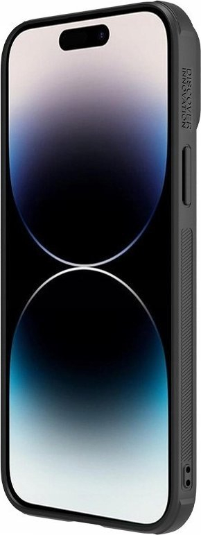 Kapak telefoni Nillkin CamShield Leather Case S për iPhone 13 Pro Max, me mbrojtje kamere, material lëkure, i zi