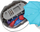 Set lodër mjeku Mega Creative MEDICAL SET, me shportë, blu gri
