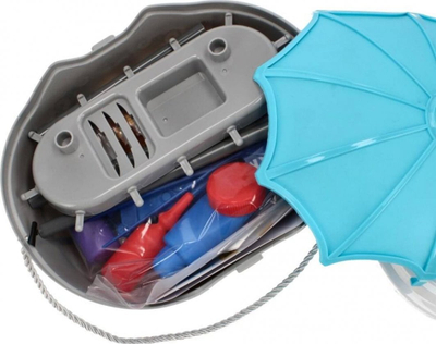 Set lodër mjeku Mega Creative MEDICAL SET, me shportë, blu gri