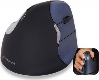 Marrës USB wireless BakkerElkhuizen Evoluent4, për maus, i zi