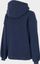 Bluzë me kapuç 4F H4Z22 BLD038, material teddy, prerje e lirshme, blu e errët