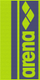 Peshqir plazhi Arena Logotype Jacquard, 90x180cm, pambuk, ngjyrë ujë mangrove