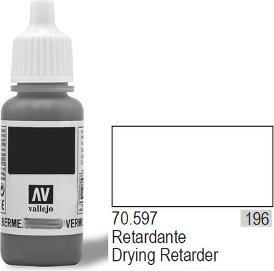 Aditiv për bojë akrilike Vallejo Model Color Drying Retarder, 17ml, ngadalësues tharjeje, transparent