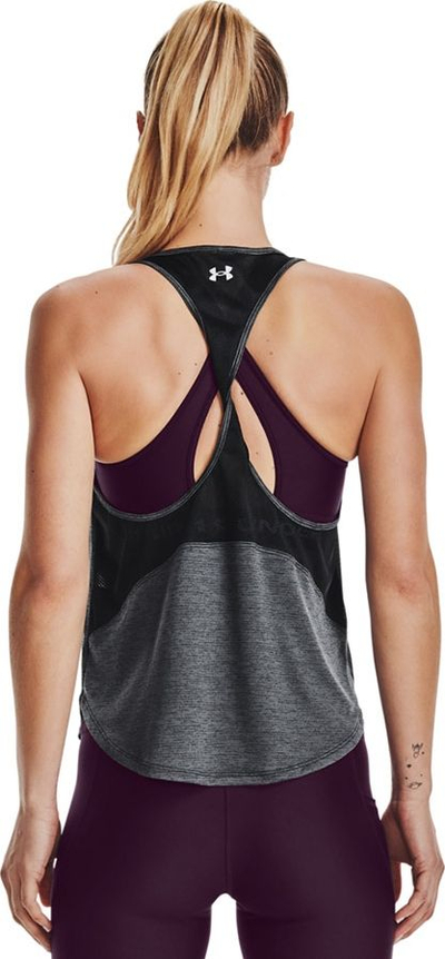 Bluzë sportive Under Armour Tech Vent për goca, madhësia M, gri