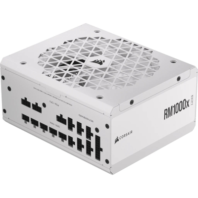 Напојување Corsair RM1000x Shift, 1000W, ATX, целосно модуларно, бело