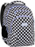 Çantë shpine shkollore BackUp Double, 45x32 cm, shumëndajore, lejla me të bardhë