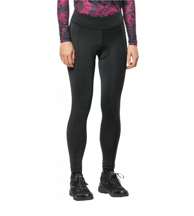 Тренинг хеланки Jack Wolfskin Morobbia Tights W, полиестер, дишливи, црни