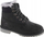 Çizme për kalamaj Timberland Premium 6 IN WP Shearling Boot Jr, lëkurë nubuck, të izolume, të zeza