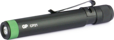 Dritë stilolapsi GP Discovery CP21, LED 20 lumen, IPX4, e zezë