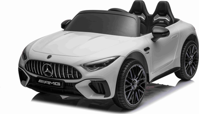 Makina elektrike për kalamaj Mercedes-Benz AMG SL63 4x4, 12V, me pult, e bardhë