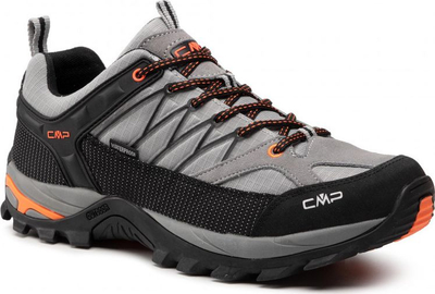 Këpucë trekking CMP Rigel Low M 3Q54457-75UE, që s’i merr uji, shollë Full On Grip, gri