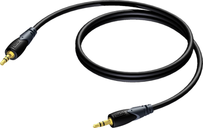 Kabllo audio Procab CLA716, 10 m, 3.5 mm AUX, e zezë