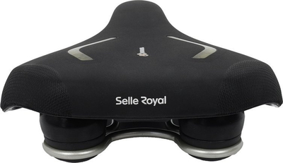 Selino biçiklete Selle Royal Lookin Evo, Royalgel, shumëqëllimore, e zezë