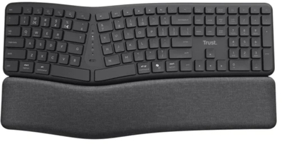 Tastierë Trust Keyra KL, ergonomike, pa tela, e zezë