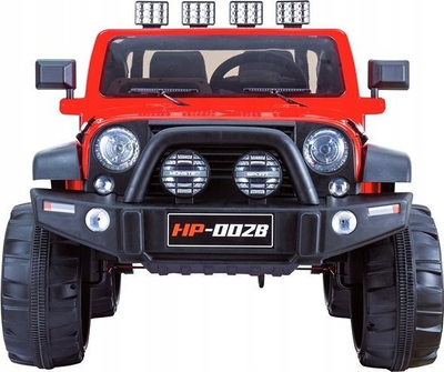 Makina elektrike për kalamoj Lean Cars Jeep HP012, me bateri, e kuqe