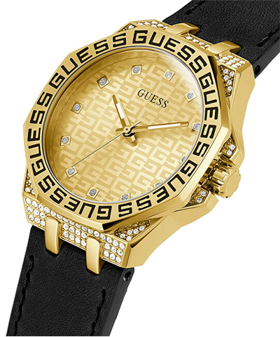 Orë dore për femra Guess Insignia GW0547L3, e zezë/artë