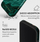 Maskë mbrojtëse Burga Emerald Pool Tough MagSafe për iPhone 16 Plus, silikon dhe plastikë, e zezë dhe bezhë
