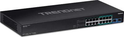 Swich rrjeti TRENDnet TPE-BG182g, 18 porta Gigabit, PoE++ 470W, i zi