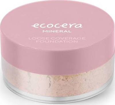 Расцврст минерален пудер Ecocera Loose Coverage Foundation N3 Berlin, 4 g, розова