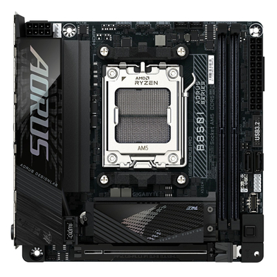 Pllakë amë Gigabyte AORUS B850I PRO, AMD B850, AM5, 2xDDR5, mini-ITX