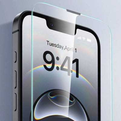 Заштитно стакло ESR UltraFit, 2 парчиња, за iPhone 13 13 Pro 14, проѕирно