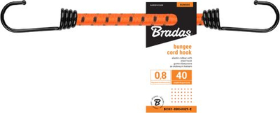 Litar elastik Bradas BCH1-080600R-E, 60 cm, 8 mm, portokalli