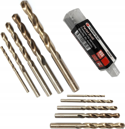 Set stërpërparësesh për metal Forsage F-DSP532, 3.9mm, HSS Co, 10 copë