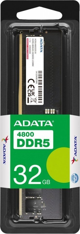 Memorie ADATA DDR5, 32 GB, 4800 MHz, CL40, AD5U480032G-S