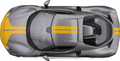 Maketi makinë Bburago Ferrari 296 GTB Assetto Fiorano 2022, 1:18, metal, gri metalike