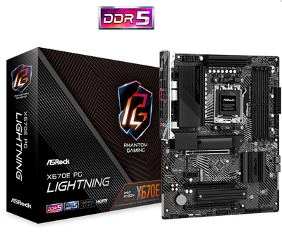 Pllakë amë ASRock X670E, socket AM5, DDR5